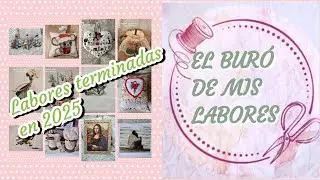 Punto de cruz. Labores terminadas en 2025🧵🪡✨✨