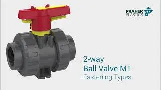 Ball Valve M1 &ndash; integrated Bracket for fix point mounting