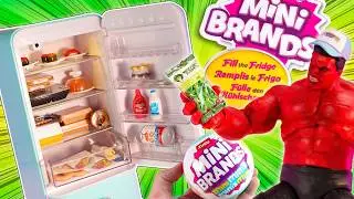 MINI BRANDS FILL THE FRIDGE Le Frigo est PLEIN On Ouvre une Nouvelle Boule