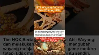 Behind The Scene Skin Wayang Anoman di HOK #HOK #hokwukonganoman #HOKStudio #anoman #HonorofKings