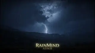 Heavy Rain & Distant Thunder 🌧️⛈️ Relaxing Storm ASMR for Sleep & Focus