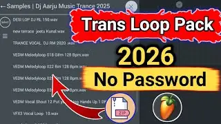 Trance Loops Pack 2025 । Fl Studio Sample Pack download। Aarju Music 