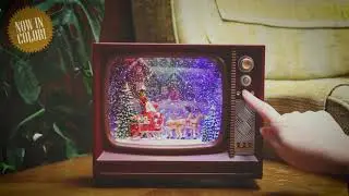 Retro TV Snowglobe