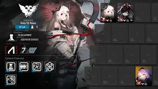 [Arknights] Area 59 Ruins (Training) 3 Operators AFK Risk 7