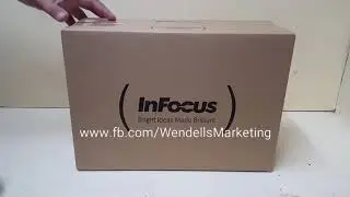 Unboxing a Brand New INFOCUS IN112V DLP Projector