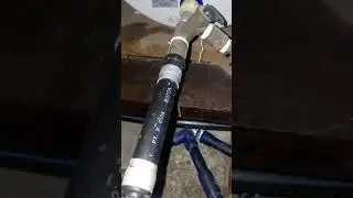 inlet heater joven Abs pipe tukar pe pipe #plumber #renovation