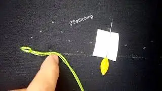 Easy and simple hand embroidery design for beginners @Estitching