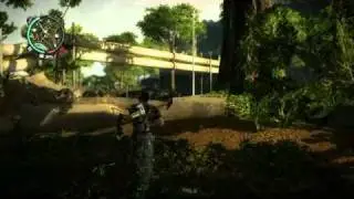 Just Cause 2 video chimney collapse