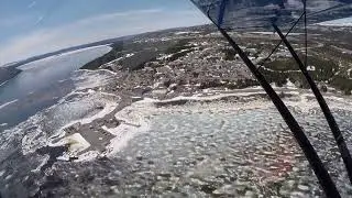 Postville labrador. Flying home from char fishing in my just aircraft highlander. Spring 2022
