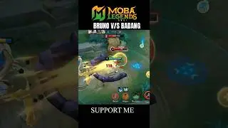 Bruno V\S BADANG #mobilelegends #mlbb #trending #montage #viral #choumontage #gaming