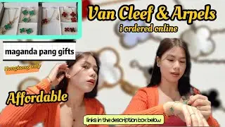 Trying on my Van cleef and arpels set that I bought online|Murang Van Cleef Set