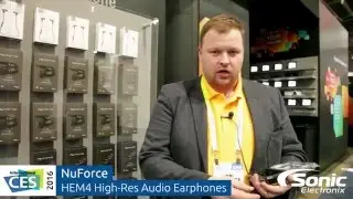NuForce HEM4 High Resolution Audio Earphones | CES 2016