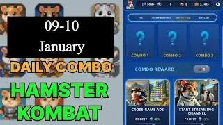 Hamster Kombat Daily Combo | Hamster Kombat Daily Combo Today 09-10 January | Hamster Kombat Combo