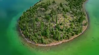 Peaceful Waters of Green Lake | Calming Drone Flight in British Columbia