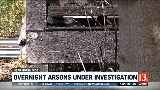 Overnight arsons under investigation