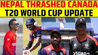 🔴Nepal Stuns Canada with a Dominant 6-Wicket Win! #t20wc #nepalcricket #t20worldcup