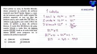 Prueba diagnóstica MINEDUC graduandos, Ejemplos resueltos de matemática parte 3