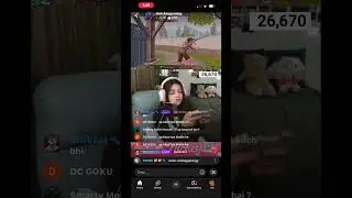 1v1 cute girl streamer room 💓#bgmi #pubgmobile #pubg #tdm #streamer #shortlive