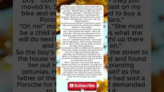 The Porsche #porsche #car #funny #kids #money #revenge #husband #wife #smart #shorts #viral