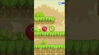Red Bounce Ball 5. Level 13. I said I'll pass this level #redball #shorts