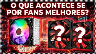 Coloquei uma Fan Melhor num  Air Cooler baratinho : O resultado &eacute; interessante !