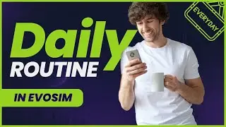 Daily Routine in EvoSim 🎮 Earn Crypto Every Day With Simple Ste