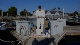 Mixing Nonskid Gelcoat using SoftSand.