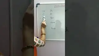 Hindi Numbers-1 to 10 | हिंदी गिनती- एक से दस | English Version | #Shorts | #Fun with Hindi