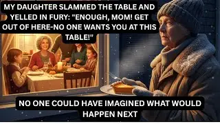At Thanksgiving dinner, my daughter kicked me out of the table&hellip; but when my husband stood up, he&hellip;