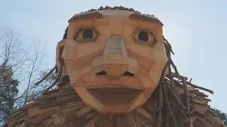 Artist behind Forest Giants in Bernheim Forest creating new pieces in Pacific Northwest