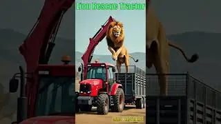 Red Tractor: The Lion Rescue Machine