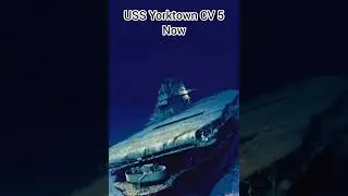 USS Yorktown Then VS Now #yorktown #worldwar2 #aircraftcarrier #americannavy #thenandnow