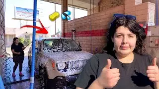 WASHING MY CAR FOR THE FIRST TIME AFTER  5 YEARS ♡