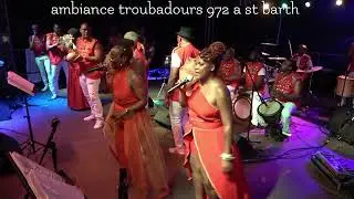 Ambiance Troubadours 972 a St Barth - music de noel