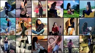 💞Stylish girls dpz for insta, fb|💜cute photo poses in jeans top| teenage girl dp photo poses 2023