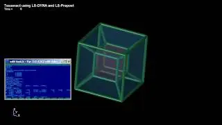 Гиперкуб в ls-dyna // Tesseract  in ls-dyna