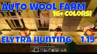 Hunting For Elytra In The End And Finishing Wool Farm! | (Minecraft 1.19 Bedrock (RTX Minecraft))