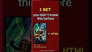 Wolverine = Html ❓ webdvl02 💀 | #shorts #short #viralshorts #javascript @marvel