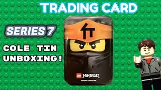 Распаковка коллекционной карточки Lego Ninjago Series 7 COLE TIN