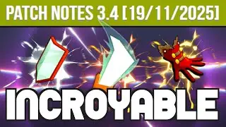 OMÉGA HYPE + APPLAUDISSEMENTS !! Patch notes 3.4 partie stuffs