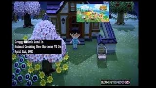 Groggy Nook Land In Animal Crossing New Horizons (V2) On TV Mode First Time On April 2nd, 2023
