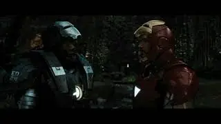 Iron Man & War Machine Vs Drones - Iron Man 2 (2010) - Scene in Hindi