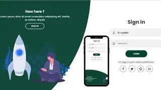 Login and Signup Page Full Responsive and Transition HTML CSS & JavaScript | Login Signup | @D-coder