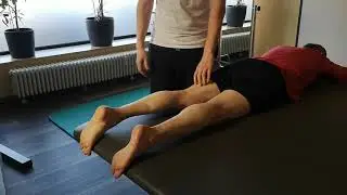 Muskelfunktionsuntersuchung der Hüftgelenksextensoren und Kniebeuger des Oberschenkels