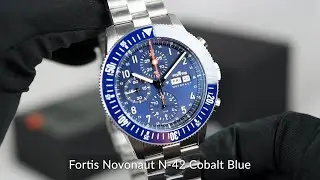 Fortis Novonaut N-42 Cobalt Blue