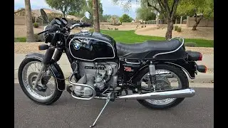 Замена масла и фильтров BMW R75/7 1977 года, мойка и натирание воском.