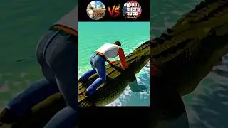 Crocodile Ride Challenge In Indian Bike Driving 3D Vs Indian Theft Auto 💥 #shorts #ibd3d #gta #viral