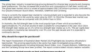 Australia Beer Market Analysis
