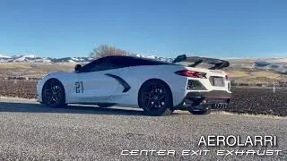 Center Exit Exhaust for C8 Corvette by AEROLARRI
