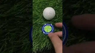 Golf Hat Clip Ball Marker with High Precision Green Reading Aid. #arttodogolf #ballmarker